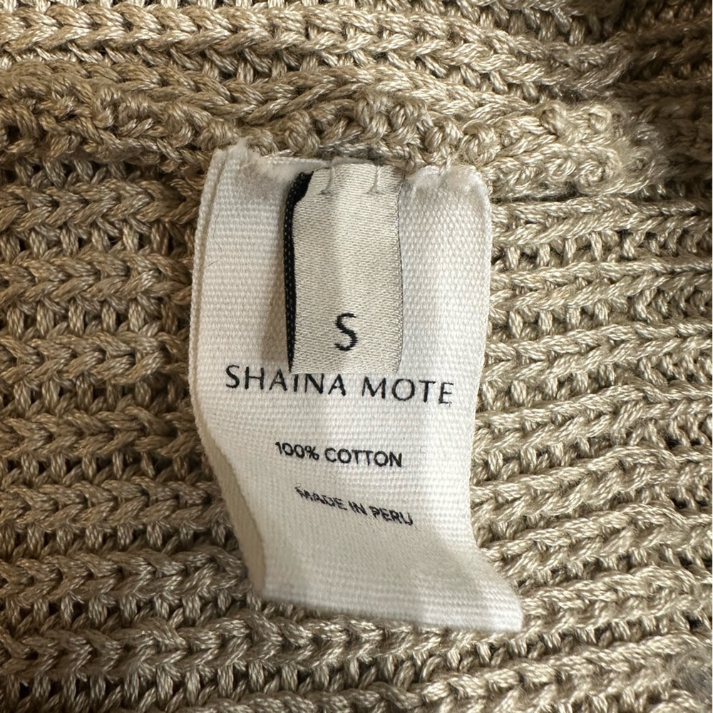 Shaina Mote - Saatchi Sweater - Greige - Size Small - Picture 13 of 14